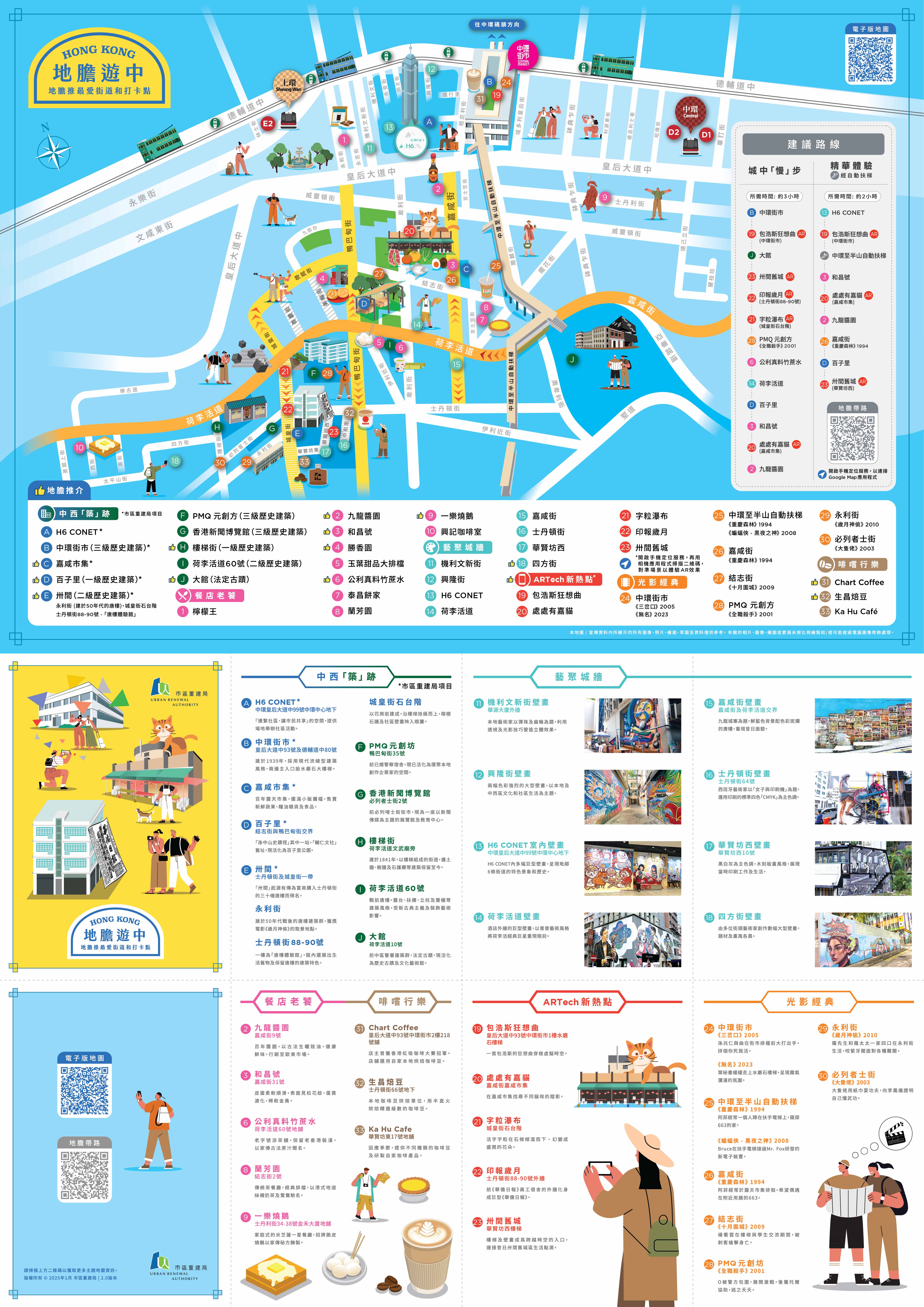 Touring Central with Locals Map 
